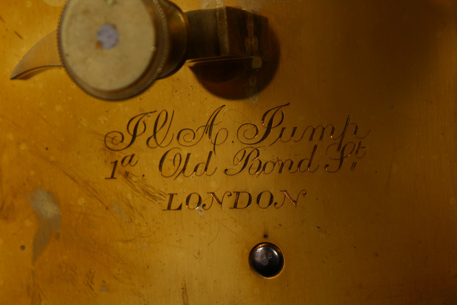 A VERY GOOD 19TH CENTURY LACQUER BRACKET CLOCK by J. & A. JUMP, 1A OLD BOND STREET, LONDON, with - Image 9 of 18