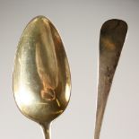 TWO GEORGE III TABLE SPOONS. London 1784 & 1794.
