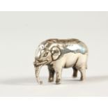 A SILVER ELEPHANT PIN CUSHION. Chester 1908.