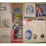 THEATRE, q. of first-half 20th c. programmes (Q).