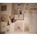 [PHOTOGRAPHS] misc. portrait photos, incl. "In Memory of Mr James Braidwood, Superintendent of the