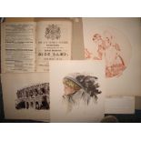 [PRINTS etc.] coll'n of misc. studies of women; misc. 19th c photos, etc. (folder).