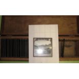 q. of LANTERN SLIDES, Asia etc., wooden box.