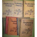 HOGHUNTER'S ANNUAL, 8 vols, 4to, illus., card covers, Bombay, 1929, 1930, 1932, 1934-1938 (8).