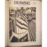 DRAWING and DESIGN, periodical, bound vol. containing No. 25, May 1917 - No. 56, April 1920, illus.,