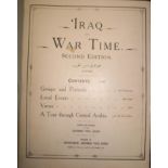 IRAQ in War Time, 4to, photo-illus., clo., 2nd Edn., Basrah, ca. 1920.