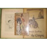 TOULOUSE LAUTREC, "Au Cirque," 4to, col. lithos, 868/1500 copies, Monte Carlo, 1952; & 2 others,
