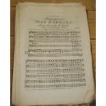 [MUSIC] "A New Edition of Shakespeare's Poor Barbara, set to Music by Mr. Shield," 6pp., late 18th