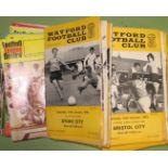 [FOOTBALL] sm. coll'n of WATFORD programmes, 1967-70 etc. (Q).