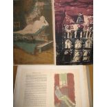 A folder of lithographic illustrations, in the manner of Bonnard (Q).
