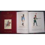 NAPOLEONIC UNIFORMS, by Col. J. Elting, 2 vols, 4to, illus. by Herbert Knotel, cloth, slipcase,