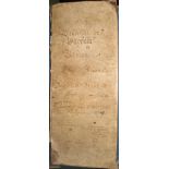 PAGHAM & TARRING, "Liber Diurnalis," parish account book, ms., demi folio, entries covering 1689-