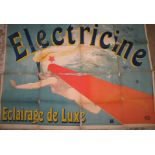 FRENCH POSTERS, fin de si cle / late 19thc., some dated 1896, col. litho, 130 x 93cms et infra, in