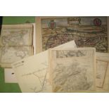 [MAPS] GUTHRIE'S School Atlas, 1824; misc. other maps, Swiss Cantons etc. (Q).