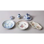 A 19TH CENTURY YONGZHENG CHINESE BLUE & WHITE CA MAU SHIPWRECK PORCELAIN DISH, 10.1cm diameter,