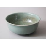 A CHINESE SONG STYLE RU WARE BOWL, 15.5cm diameter x 6cm high.