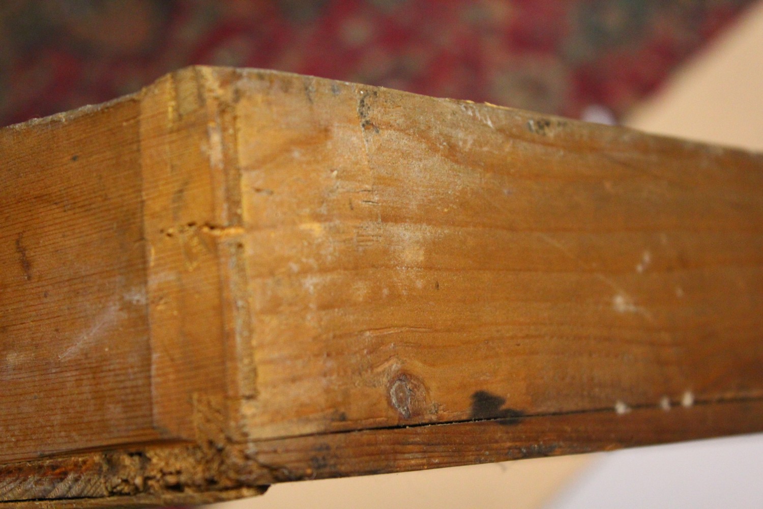 AN 19TH CENTURY OAK DESK ON STAND, with sloping front, fitted interior with small drawers, on a - Image 14 of 19