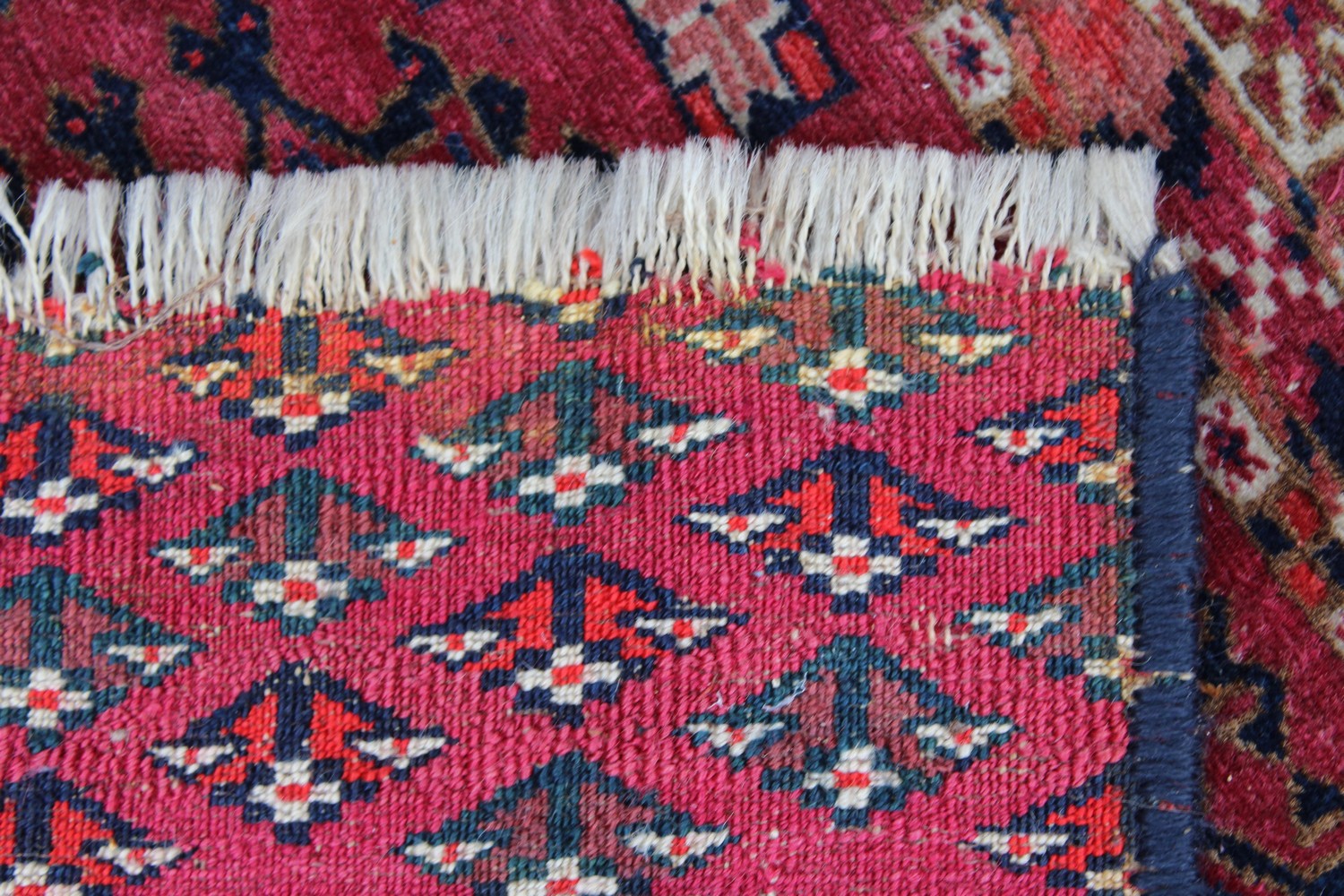 TWO SMALL TEKKE HANGINGS. 130cm x 60cm and 120cm x 77cm. - Image 9 of 12