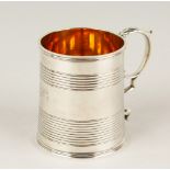 A GEORGE IV TANKARD with 'C' scroll handle. London 1830. Maker: Charles Fox.