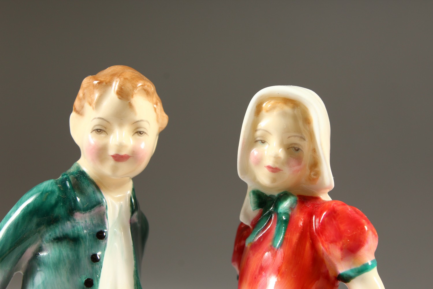 ROYAL DOULTON FIGURES "JACK AND JILL", HN2060 and 2061, designed by L. HARRADINE, Issued 1951- - Image 2 of 5