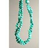 A TURQUOISE NECKLACE.