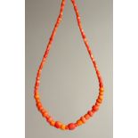 A CORAL NECKLACE.