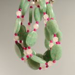 A JADE NECKLACE.