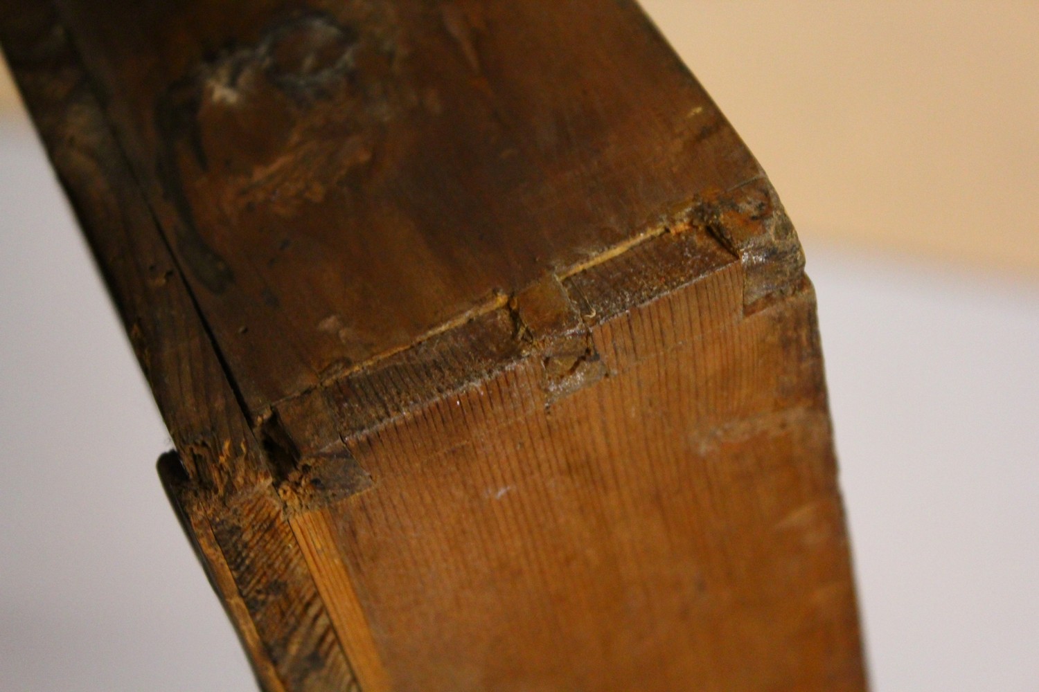 AN 19TH CENTURY OAK DESK ON STAND, with sloping front, fitted interior with small drawers, on a - Image 19 of 19