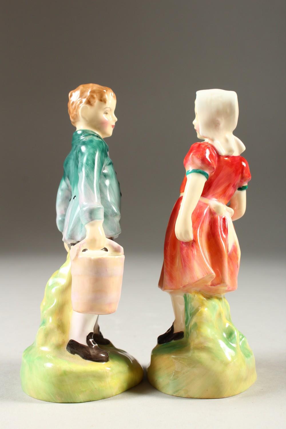 ROYAL DOULTON FIGURES "JACK AND JILL", HN2060 and 2061, designed by L. HARRADINE, Issued 1951- - Image 3 of 5