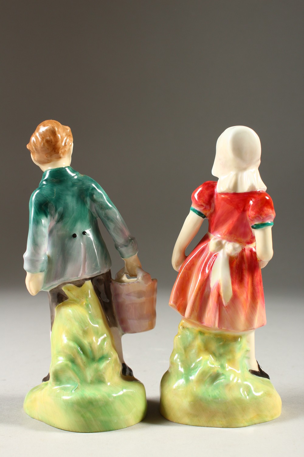 ROYAL DOULTON FIGURES "JACK AND JILL", HN2060 and 2061, designed by L. HARRADINE, Issued 1951- - Image 4 of 5