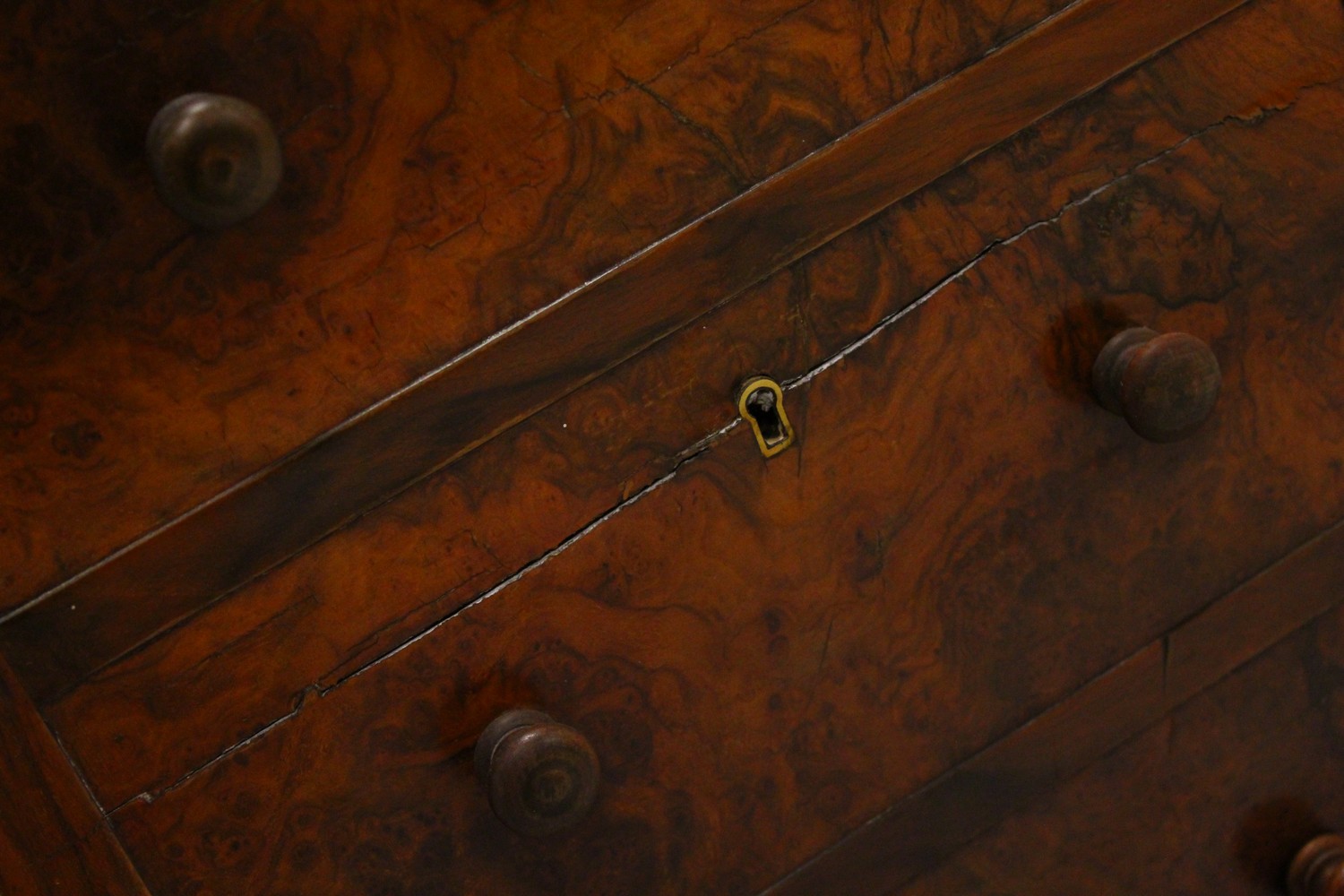 A GOOD VICTORIAN FIGURED WALNUT PIANO TOP DAVENPORT, with rising top, pull out writing surface, four - Image 17 of 35