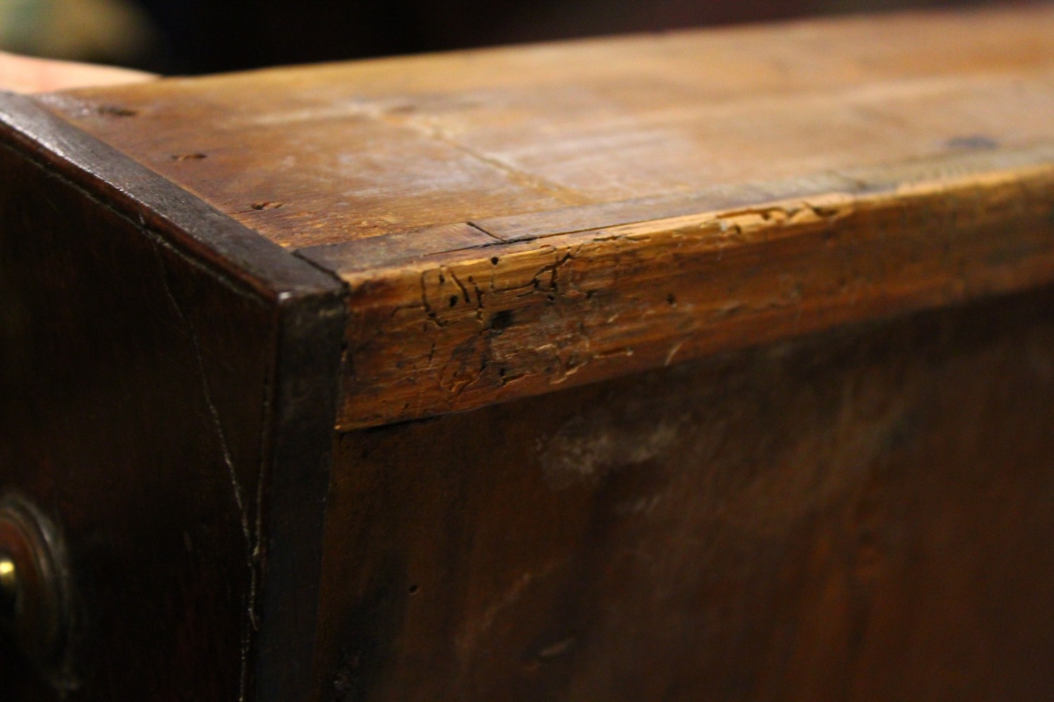 AN 19TH CENTURY OAK DESK ON STAND, with sloping front, fitted interior with small drawers, on a - Image 15 of 19