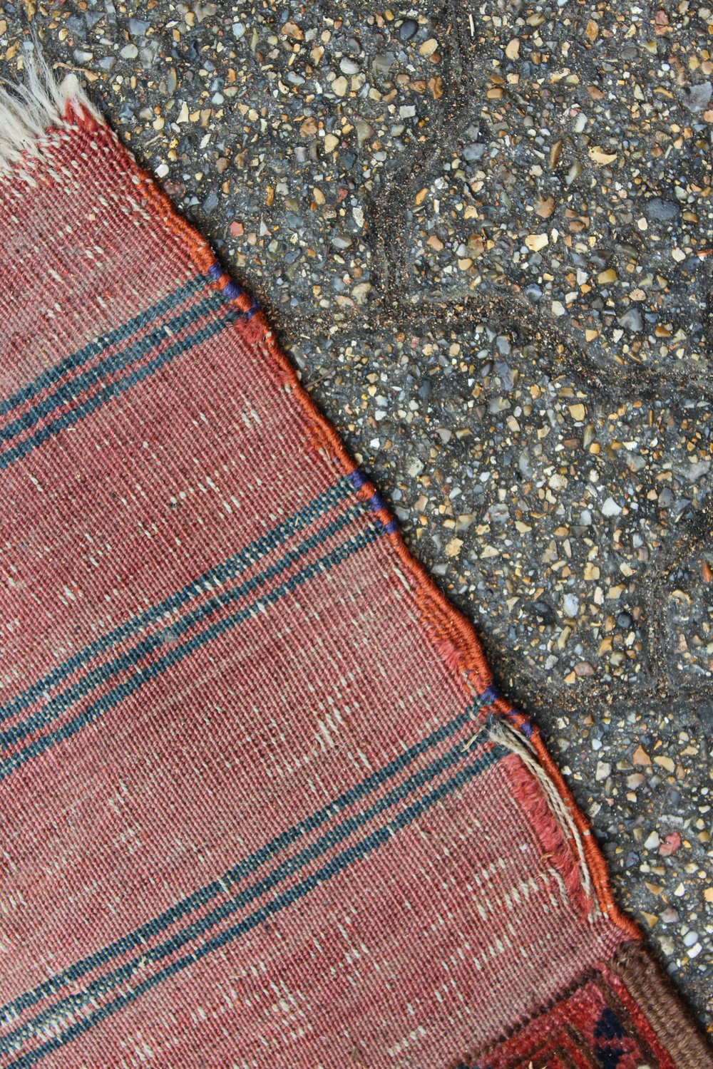 A LARGE TEKKE BOKHARA RUG, rust ground with four rows of eleven gulls, and broad end fringe. 135cm x - Image 6 of 10