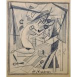 After Lee Krasner (1908-1984) American. An Abstract, Print, 11.75" x 10".