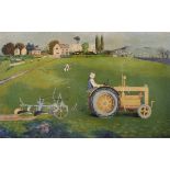 Kenneth Rowntree (1915-1997) British. 'Tractor', Print, Published by School Prints Ltd.