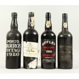 TAYLOR'S VINTAGE PORT, 1972, one bottle, BARROS VINTAGE PORT, 1980, one bottle, CROFT QUINTA DA