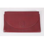 A CARTIER FOLDING EVENING BAG, in red outer bag.