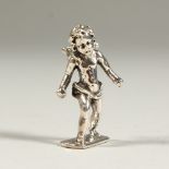 A NOVELTY SILVER CHERUB.