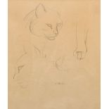 Kathleen Hale (1898-2000) British. Sketches of Cats, Pencil, Signed and Inscribed in Pencil, 8" x