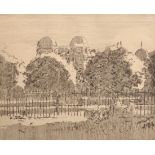 Walter Richard Sickert (1860-1942) British. "Sussex Place, Regents Park", Etching (Early State),