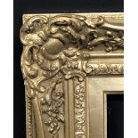 20th Century English School. A Gilt Composition Frame, with Swept Centres and Corners, 18" x 12" (