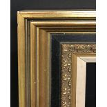 20th Century English School. A Gilt Composition Frame, with fabric slip, 19.75" x 15.75" (rebate),
