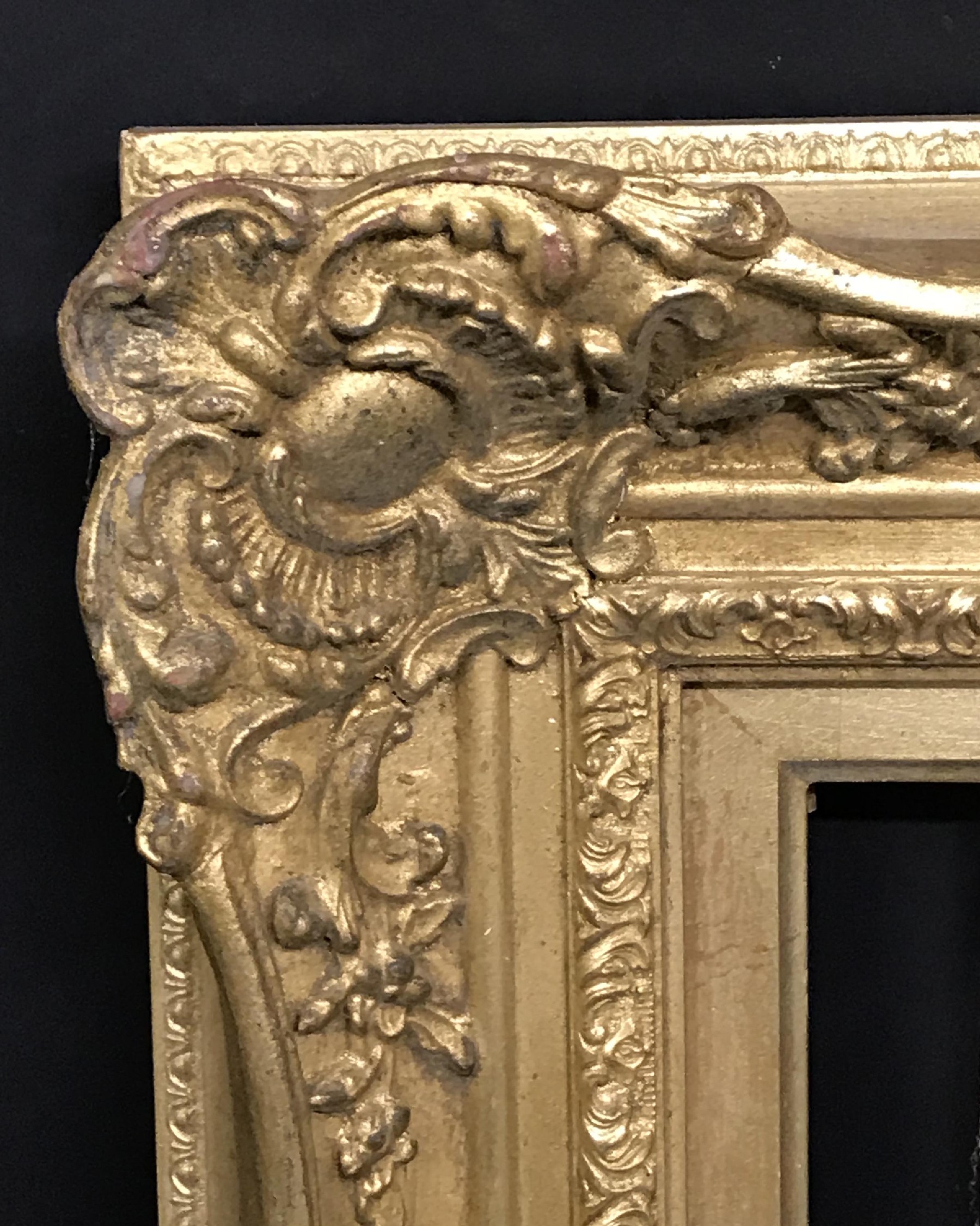 20th Century English School. A Gilt Composition Frame, with Swept Centres and Corners, 16" x 11" (