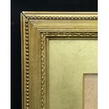 19th Century English School. A Gilt Composition Frame, with inset glass, 15" x 11.5" (rebate),