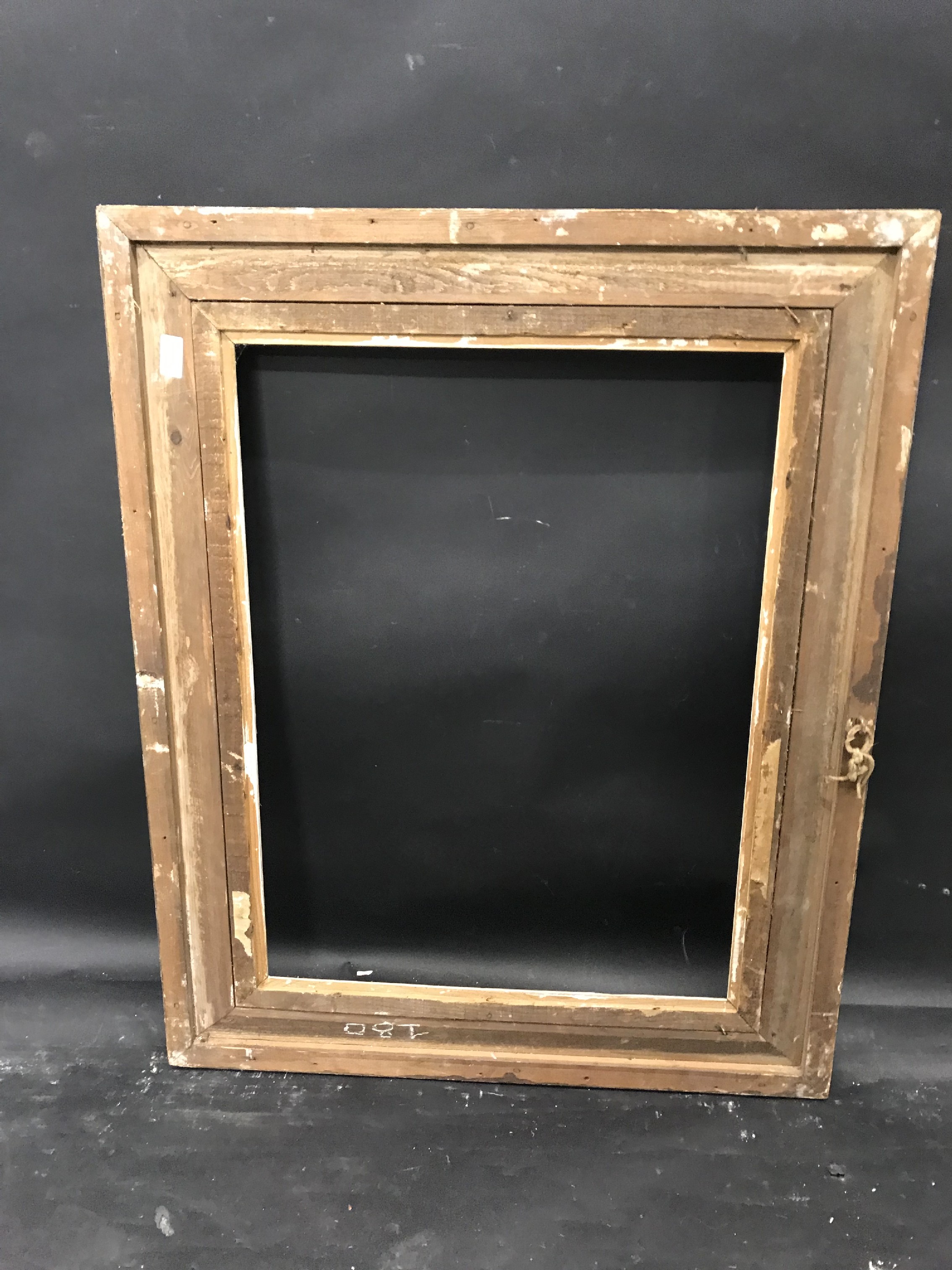 20th Century European School. A Carved Giltwood Frame, with a white inner slip, 24" x 18" (rebate). - Image 3 of 3