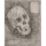 Damien Hirst (1965- ) British. A Skull Study "I Once Was What You Are, You Will Be What I Am,