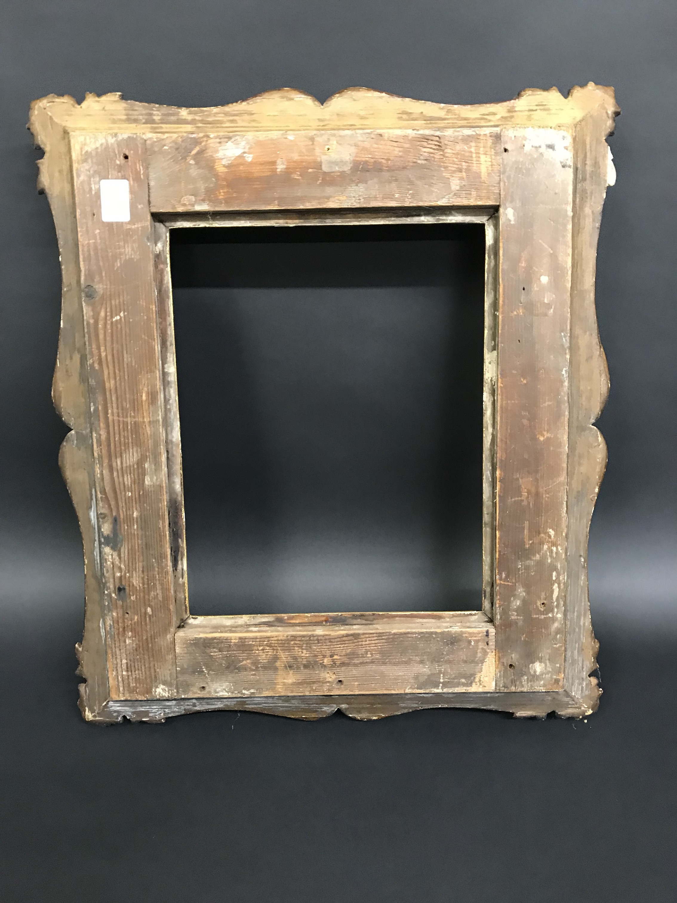 19th Century European School. A Gilt Composition Frame, with Swept Centres and Corners, 14" x 11" ( - Image 3 of 3