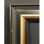 20th Century Dutch School. A Black and Gilt Frame, 32.5" x 25.5" (rebate), another Frame, 26.5" x