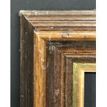 20th Century English School. A Dark Wood Frame, with gilt slip, 15.75" x 12" (rebate).