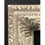 20th Century French School. A Carved Wood Painted Frame, 22.5" x 18.5" (rebate).